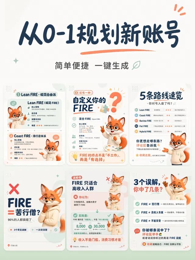 对标博主，从0-1规划新账号。